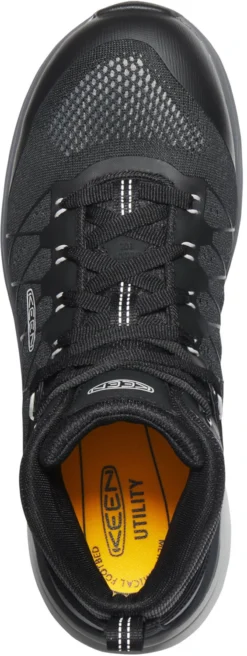 KEEN Utility KN1024588 Vista Energy Mid, Vapor/Black, Comp Toe, EH, Hiking, Work Boot -Reebok || Skechers || Wolverine Sales Store kn1024588 pair top