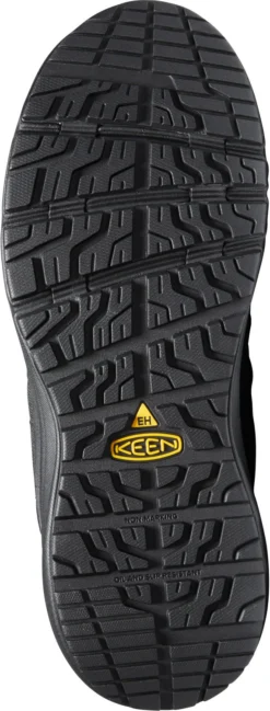 KEEN Utility KN1024592 Vista Energy Mid, Black/Raven, Comp Toe, EH, Hiking, Work Boot -Reebok || Skechers || Wolverine Sales Store kn1024592 outsole