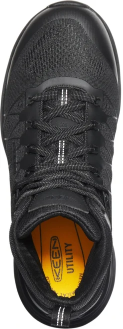 KEEN Utility KN1024592 Vista Energy Mid, Black/Raven, Comp Toe, EH, Hiking, Work Boot -Reebok || Skechers || Wolverine Sales Store kn1024592 pair top
