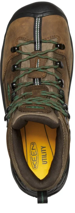 KEEN Utility KN1026892 Pittsburgh Energy, Men's, Cascade Brown/Green Pastures, Comp Toe, EH, WP, 6 Inch, Work Boot -Reebok || Skechers || Wolverine Sales Store kn1026892 top