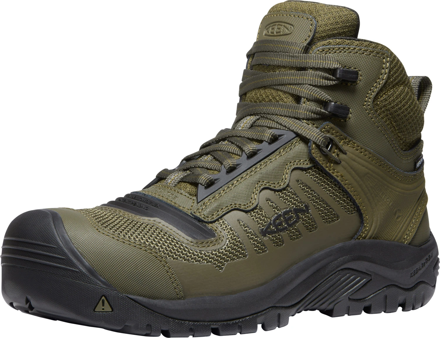 KEEN Utility KN1027102 Reno, Men's, Dark Olive/Black, Comp Toe, EH, WP, Hiker, Work Boot 2 KEEN Utility KN1027102 Reno, Men's, Dark Olive/Black, Comp Toe, EH, WP, Hiker, Work Boot - Image 2