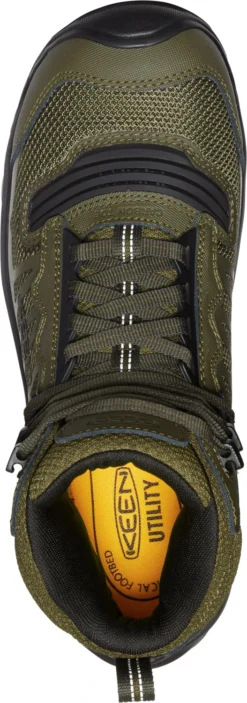 KEEN Utility KN1027102 Reno, Men's, Dark Olive/Black, Comp Toe, EH, WP, Hiker, Work Boot 8 KEEN Utility KN1027102 Reno, Men's, Dark Olive/Black, Comp Toe, EH, WP, Hiker, Work Boot -Reebok || Skechers || Wolverine Sales Store kn1027102 top