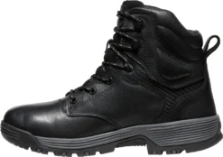KEEN Utility KN1028317 Chicago, Men's, Black/Forged Iron, Soft Toe, EH, WP, 6 Inch, Work Boot -Reebok || Skechers || Wolverine Sales Store kn1028317 inside left