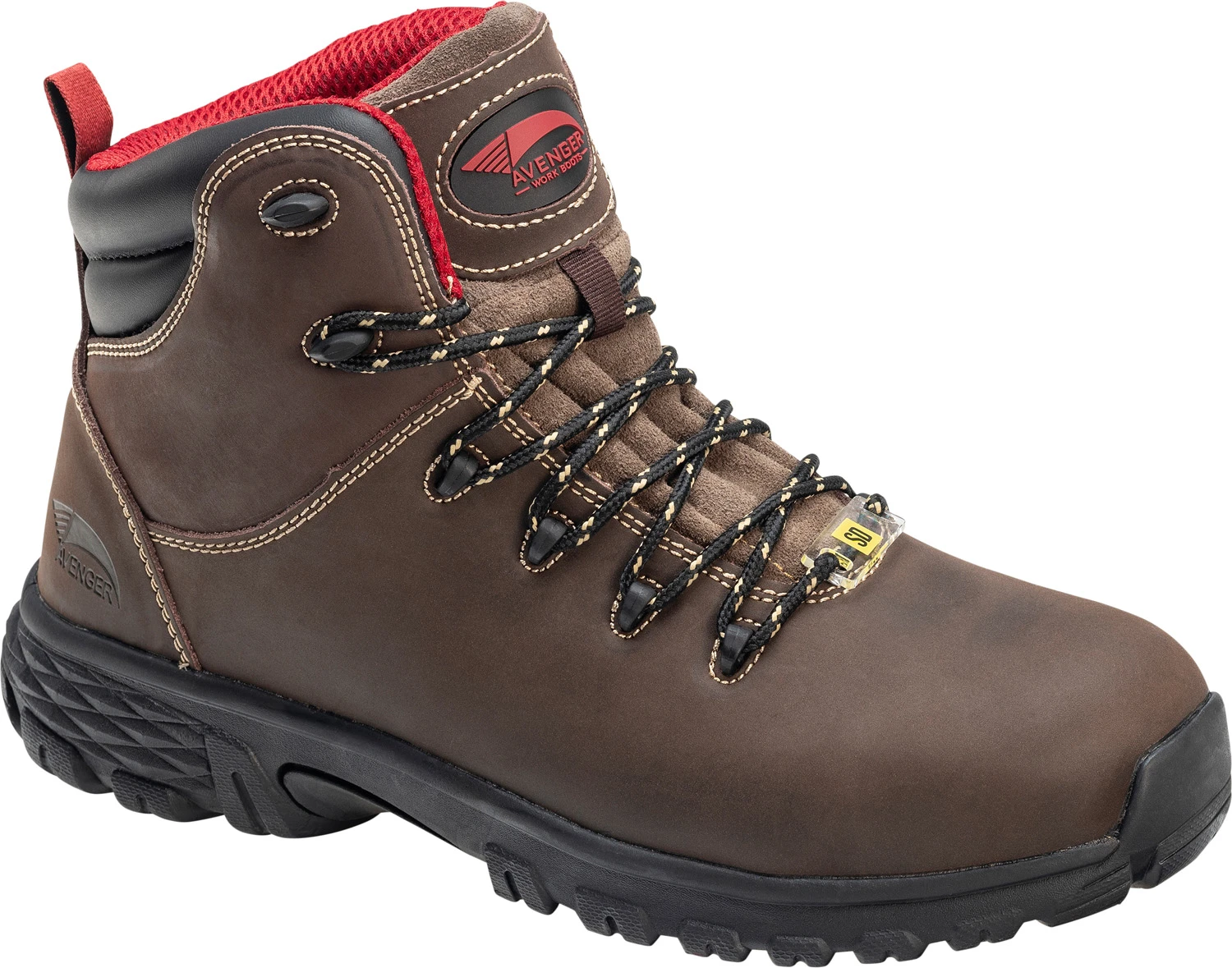Nautilus/Avenger N7421 Men's, Flight Brown, Alloy Toe, SD, WP Hiker 1 Nautilus/Avenger N7421 Men's, Flight Brown, Alloy Toe, SD, WP Hiker