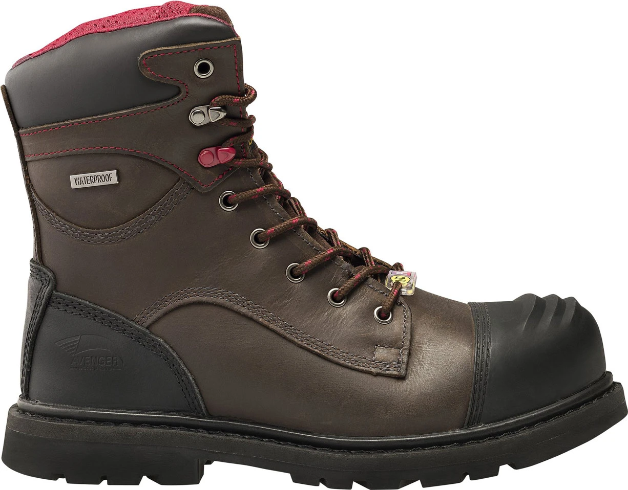 Avenger N7573 Men's, Brown, Nano Toe, EH, PR, WP/Insulated, 8 Inch 2 Avenger N7573 Men's, Brown, Nano Toe, EH, PR, WP/Insulated, 8 Inch - Image 2