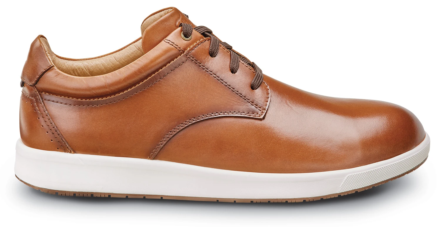 Florsheim SFE2642 Crossover Work, Men's, Cognac, Steel Toe, EH, MaxTRAX Slip Resistant, Casual Oxford Work Shoe 2 Florsheim SFE2642 Crossover Work, Men's, Cognac, Steel Toe, EH, MaxTRAX Slip Resistant, Casual Oxford Work Shoe - Image 2