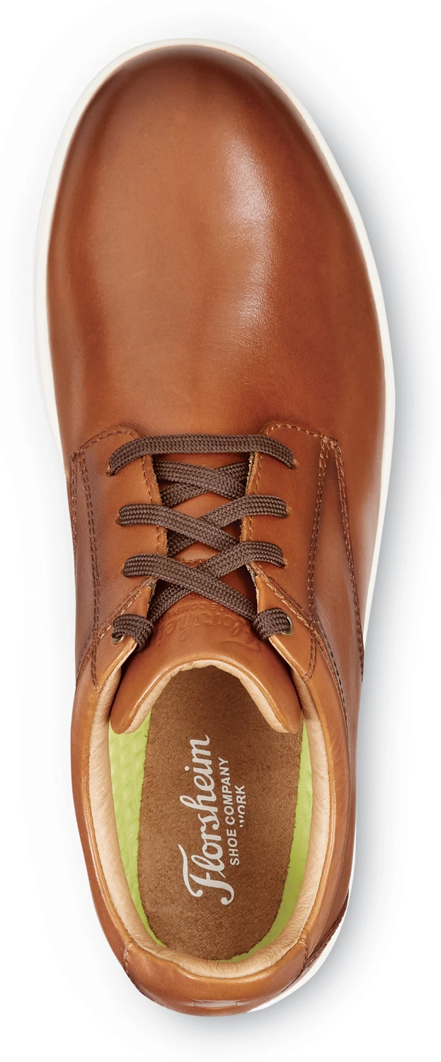Florsheim SFE2642 Crossover Work, Men's, Cognac, Steel Toe, EH, MaxTRAX Slip Resistant, Casual Oxford Work Shoe 4 Florsheim SFE2642 Crossover Work, Men's, Cognac, Steel Toe, EH, MaxTRAX Slip Resistant, Casual Oxford Work Shoe - Image 4