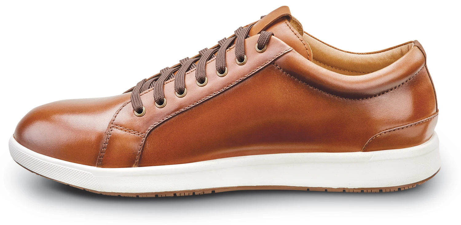 Florsheim SFE2645 Crossover Work, Men's, Cognac, Steel Toe, EH, MaxTRAX Slip Resistant, Lace To Toe Oxford Work Shoe 3 Florsheim SFE2645 Crossover Work, Men's, Cognac, Steel Toe, EH, MaxTRAX Slip Resistant, Lace To Toe Oxford Work Shoe - Image 3