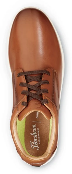 Florsheim SFE2646 Crossover Work, Men's, Cognac, Soft Toe, EH, MaxTRAX Slip Resistant, Casual Oxford Work Shoe -Reebok || Skechers || Wolverine Sales Store sfe2646 top