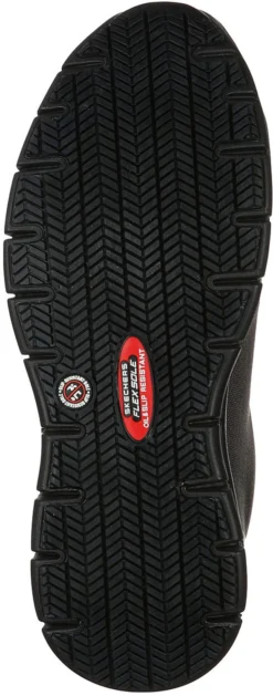 SKECHERS Work SK108003CHAR Irmo, Women's, Charcoal, Alloy Toe, EH, Slip Resistant, Work Oxford -Reebok || Skechers || Wolverine Sales Store sk108003char outsole