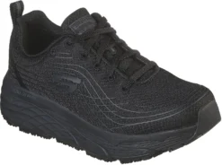 SKECHERS Work SK108016BLK Max Cushioning Elite, Women's, Black, Soft Toe, Slip Resistant Athletic