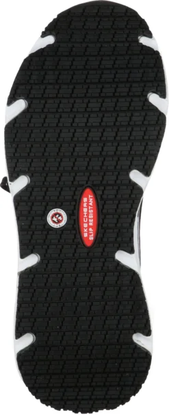 SKECHERS Work SK108029BKW Banham, Women's, Black/White, Soft Toe, Low Athletic -Reebok || Skechers || Wolverine Sales Store sk108029bkw outsole