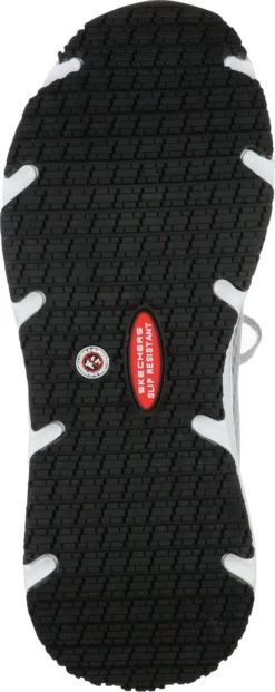 SKECHERS Work SK108029GRY Banham, Women's, Grey, Soft Toe, Low Athletic -Reebok || Skechers || Wolverine Sales Store sk108029gry outsole