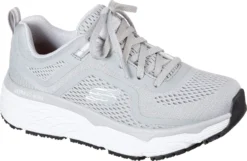 SKECHERS Work SK108029GRY Banham, Women's, Grey, Soft Toe, Low Athletic