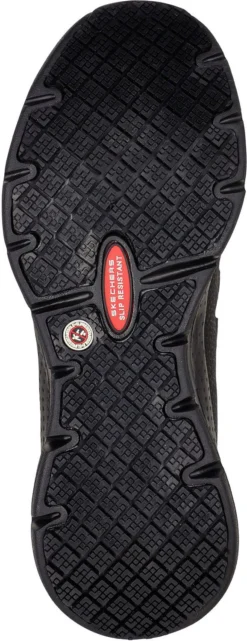 SKECHERS Work SK108063BLK Jitsy, Women's, Black, Soft Toe, Slip Resistant, Low Athletic -Reebok || Skechers || Wolverine Sales Store sk108063blk outsole