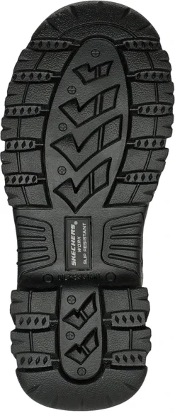 SKECHERS Work SK108076BLK Burgin-Hazardville, Women's, Black, Comp Toe, EH, Low Athletic, Work Shoe 9 SKECHERS Work SK108076BLK Burgin-Hazardville, Women's, Black, Comp Toe, EH, Low Athletic, Work Shoe -Reebok || Skechers || Wolverine Sales Store sk108076blk outsole