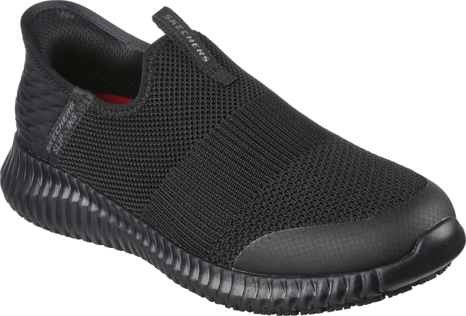 SKECHERS Work SK108127BLK Cessnock-Gwynedd Hands Free Slip-ins™, Women's, Black, Soft Toe, EH, Slip Resistant, Athletic Work Shoe 1 SKECHERS Work SK108127BLK Cessnock-Gwynedd Hands Free Slip-ins™, Women's, Black, Soft Toe, EH, Slip Resistant, Athletic Work Shoe