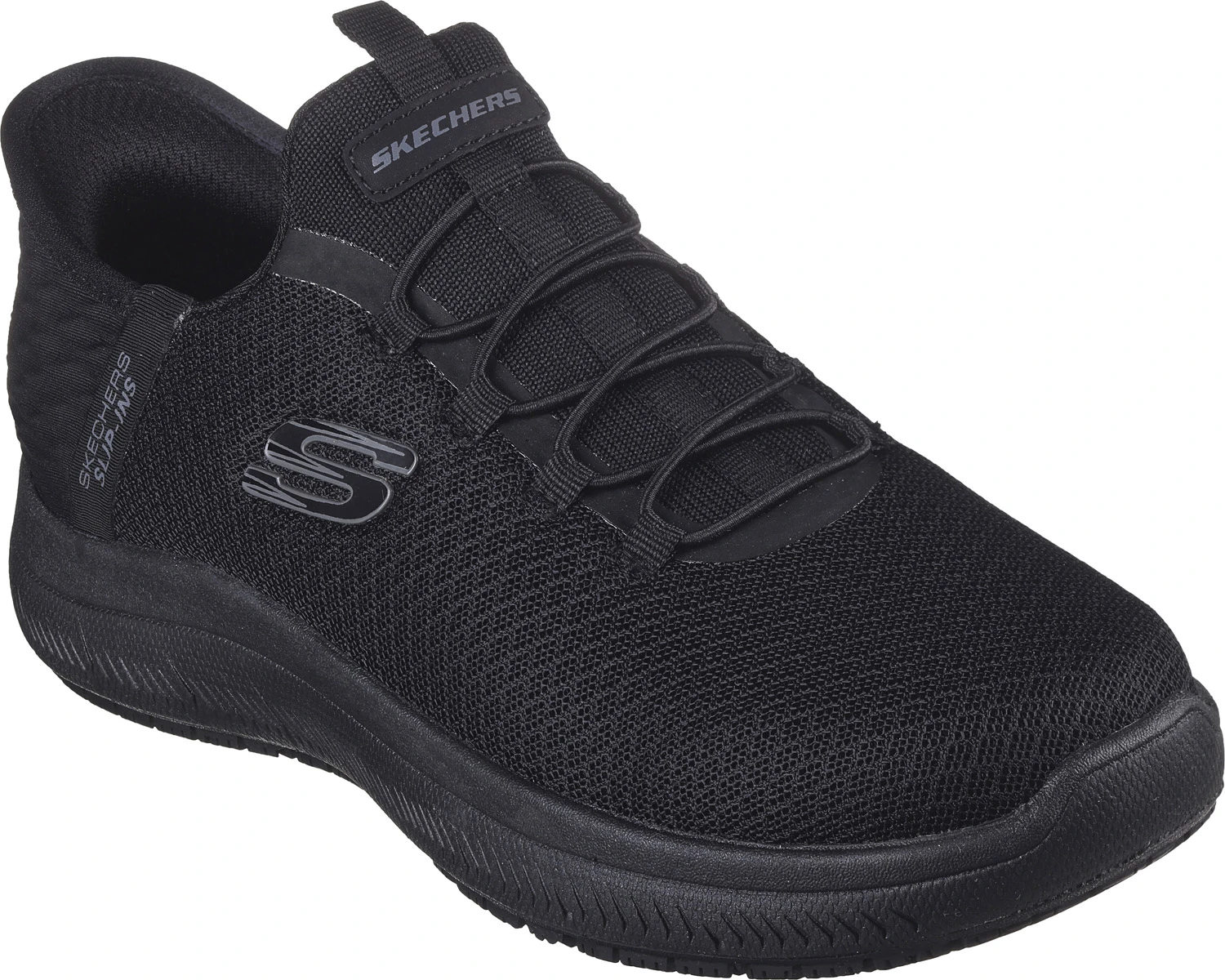 SKECHERS Work SK108144BBK Summits SR-Enslee Hands Free Slip-ins™, Women's, Black, Soft Toe, EH, Slip Resistant, Athletic Work Shoe 1 SKECHERS Work SK108144BBK Summits SR-Enslee Hands Free Slip-ins™, Women's, Black, Soft Toe, EH, Slip Resistant, Athletic Work Shoe
