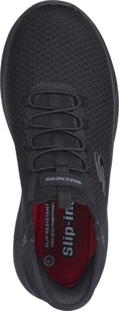 SKECHERS Work SK108144BBK Summits SR-Enslee Hands Free Slip-ins™, Women's, Black, Soft Toe, EH, Slip Resistant, Athletic Work Shoe 8 SKECHERS Work SK108144BBK Summits SR-Enslee Hands Free Slip-ins™, Women's, Black, Soft Toe, EH, Slip Resistant, Athletic Work Shoe -Reebok || Skechers || Wolverine Sales Store sk108144bbk top