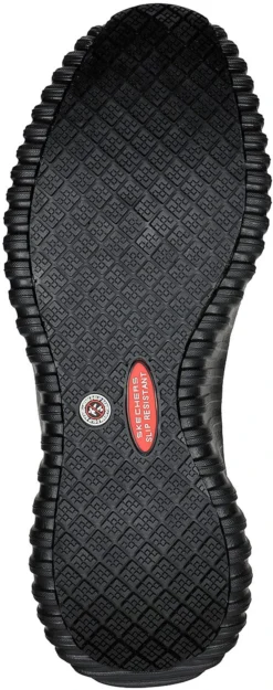 SKECHERS Work SK200062BLK Cicades-Rhettle, Men's, Black, Comp Toe SD, Low Athletic, Work Shoe -Reebok || Skechers || Wolverine Sales Store sk200062blk outsole