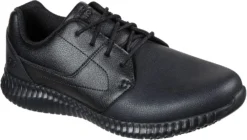 SKECHERS Work SK200063BLK Cessnock Lival, Men's, Black, Soft Toe, Slip Resistant Oxford