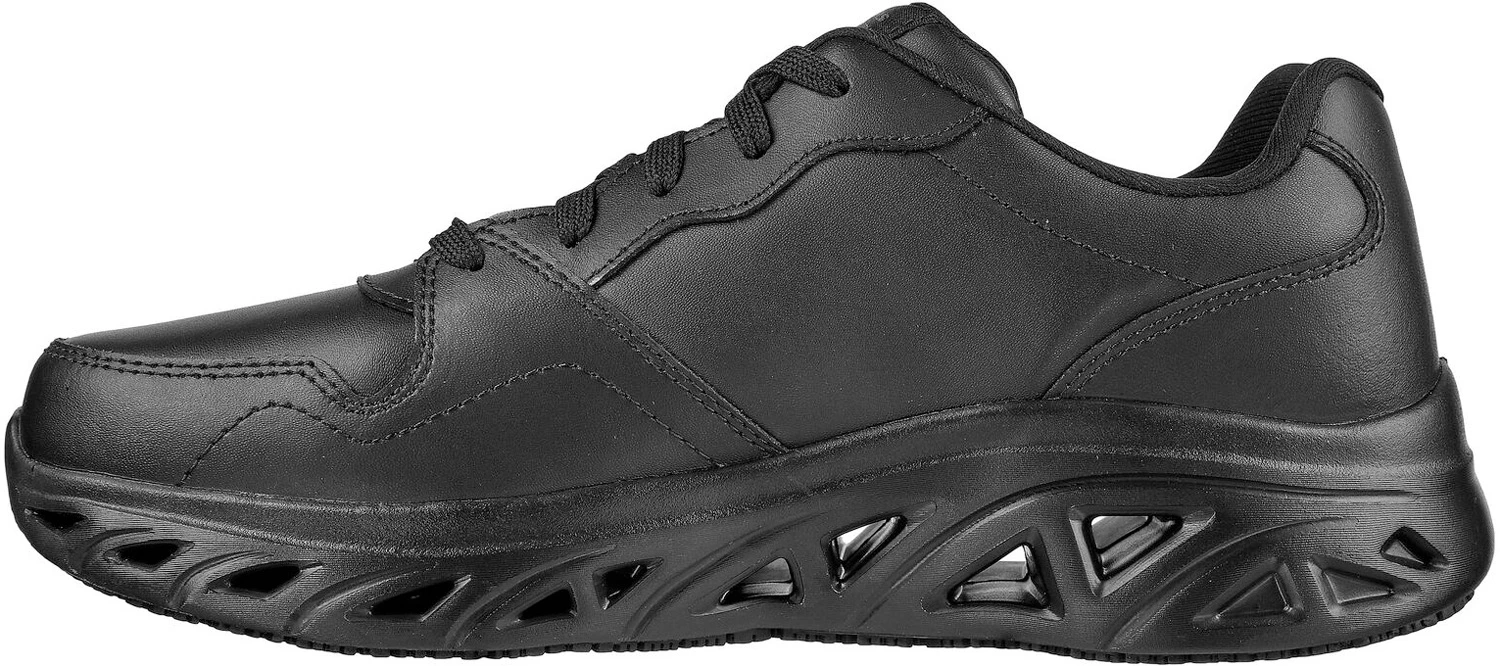 SKECHERS Work SK200105BLK Benafix, Men's, Black, Soft Toe, Slip Resistant, Low Athletic, Work Shoe 3 SKECHERS Work SK200105BLK Benafix, Men's, Black, Soft Toe, Slip Resistant, Low Athletic, Work Shoe - Image 3