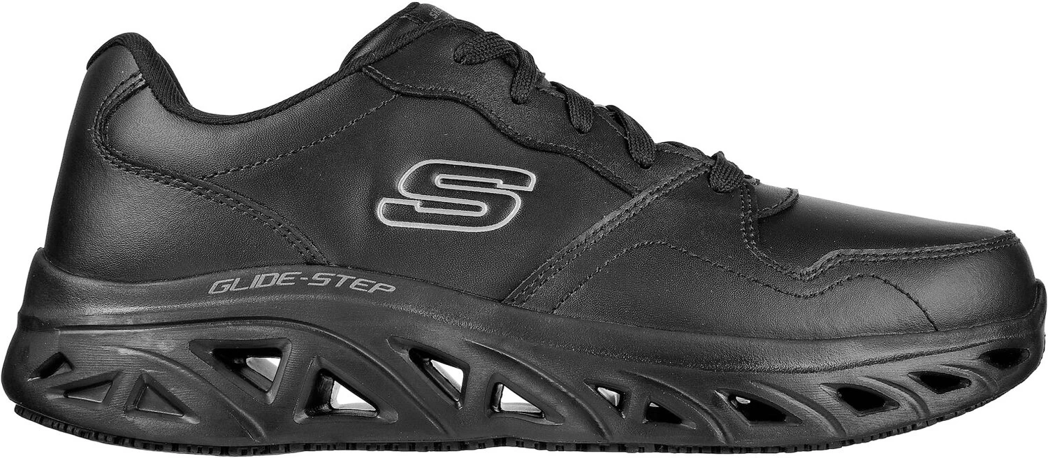 SKECHERS Work SK200105BLK Benafix, Men's, Black, Soft Toe, Slip Resistant, Low Athletic, Work Shoe 2 SKECHERS Work SK200105BLK Benafix, Men's, Black, Soft Toe, Slip Resistant, Low Athletic, Work Shoe - Image 2