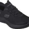 SKECHERS Work SK200205BBK Summits-Colsin Hands Free Slip-ins™, Men's, Black, Soft Toe, EH, Slip Resistant, Athletic Work Shoe