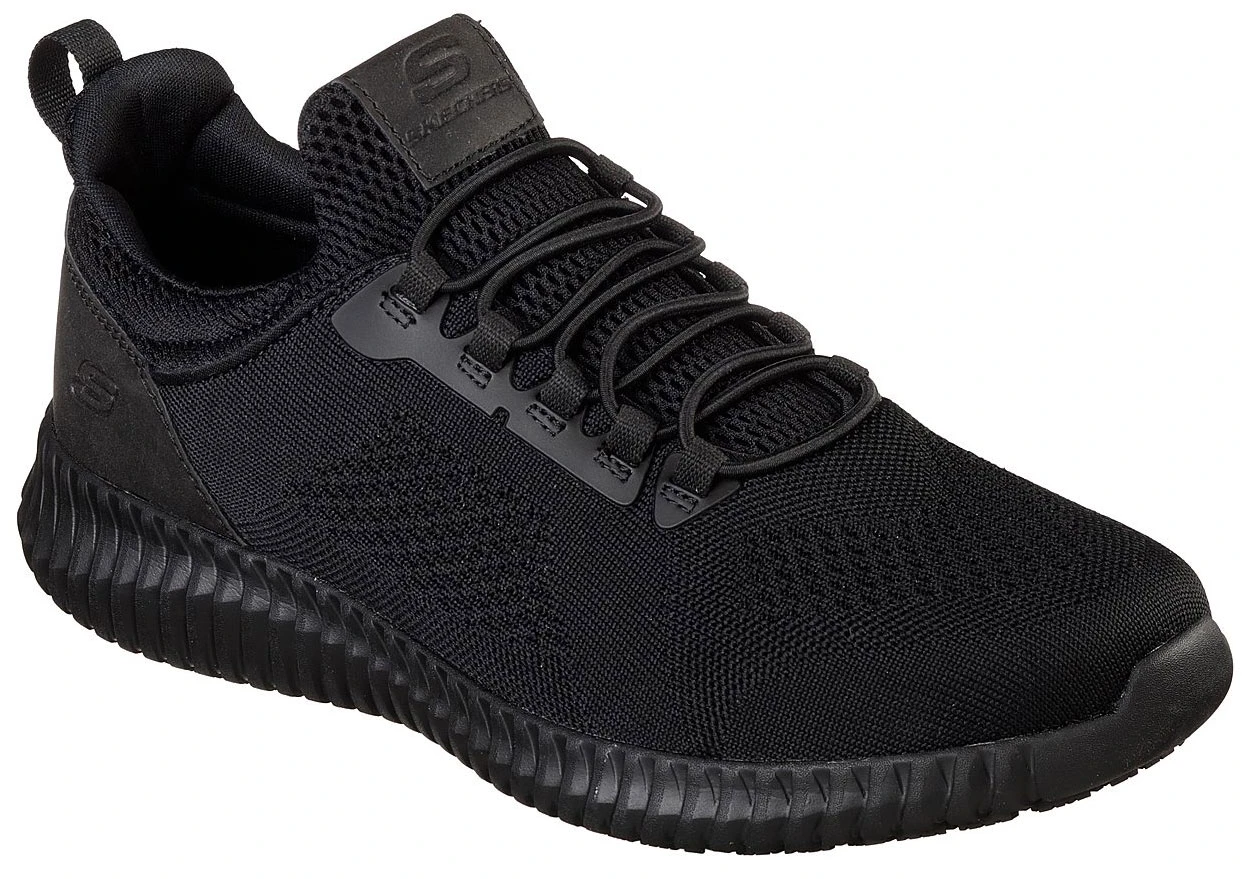 SKECHERS Work SK77188BLK Cessnock, Men's, Black, Soft Toe, EH, Slip Resistant Casual 1 SKECHERS Work SK77188BLK Cessnock, Men's, Black, Soft Toe, EH, Slip Resistant Casual
