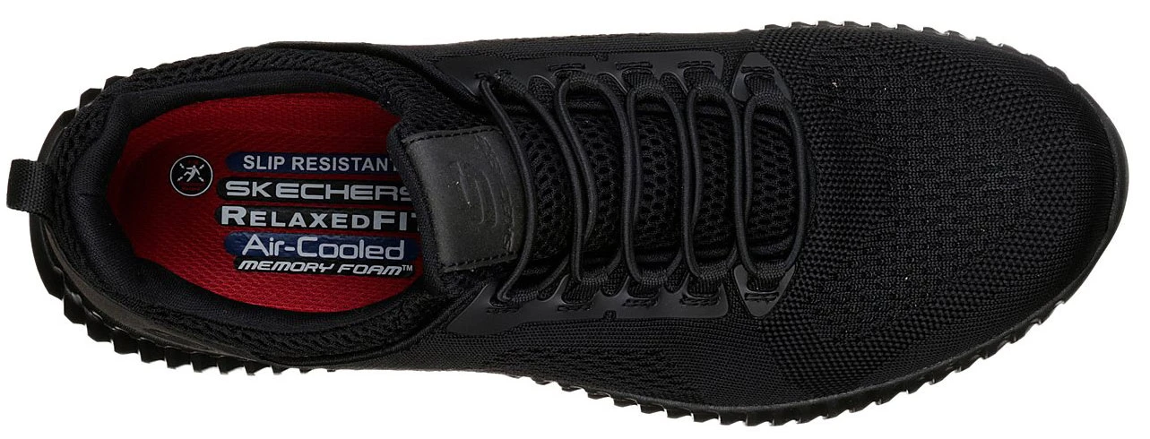 SKECHERS Work SK77188BLK Cessnock, Men's, Black, Soft Toe, EH, Slip Resistant Casual 4 SKECHERS Work SK77188BLK Cessnock, Men's, Black, Soft Toe, EH, Slip Resistant Casual - Image 4