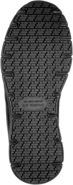 SKECHERS Work SK77235BLK Nampa-Wyola, Women's, Black, Soft Toe, EH, Slip Resistant Athletic -Reebok || Skechers || Wolverine Sales Store sk77235blk outsole