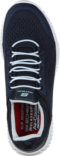 Skechers SK77260NVY Cessnock-Carrboro, Women's, Navy, Soft Toe, Low Athletic -Reebok || Skechers || Wolverine Sales Store sk77260nvy top