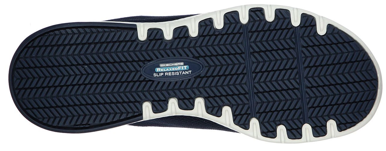 SKECHERS Work SK77281NVY Marsing-Waiola, Women's, Navy/White, Soft Toe, Slip Resistant Athletic 5 SKECHERS Work SK77281NVY Marsing-Waiola, Women's, Navy/White, Soft Toe, Slip Resistant Athletic - Image 5