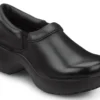 SR Max SRM132 Geneva, Women's, Black, Clog Style, MaxTRAX Slip Resistant, Soft Toe Work Shoe