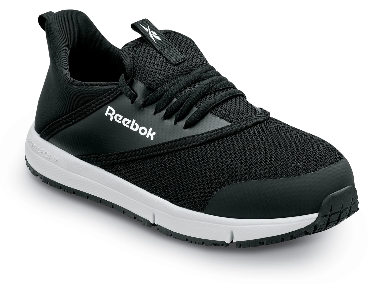 Reebok Work SRB062 DayStart Work, Women's, Black/White, Steel Toe, EH, MaxTRAX Slip Resistant, Low Athletic, Work Shoe 1 Reebok Work SRB062 DayStart Work, Women's, Black/White, Steel Toe, EH, MaxTRAX Slip Resistant, Low Athletic, Work Shoe