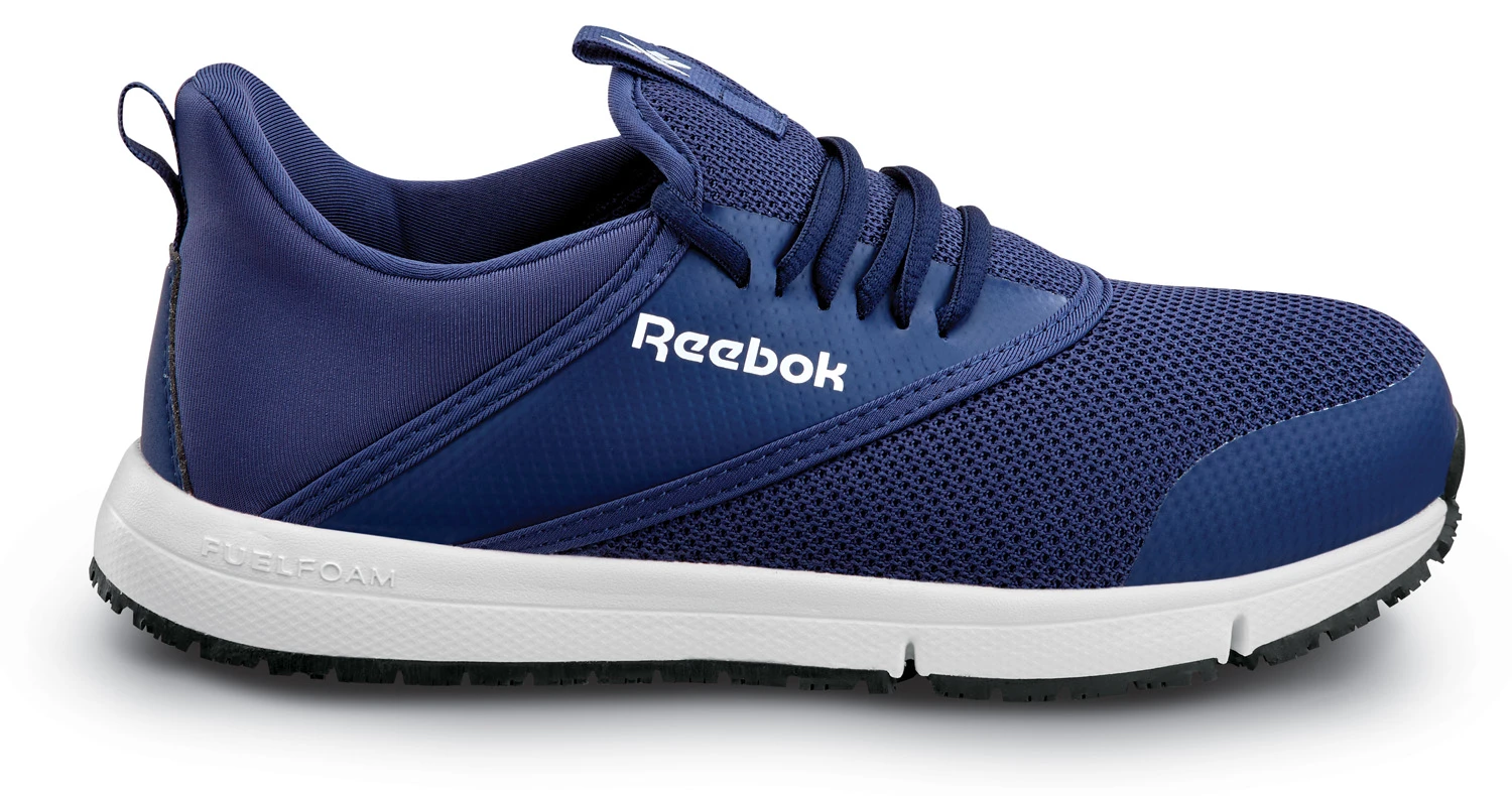 Reebok Work SRB063 DayStart Work, Women's, Blue/White, Steel Toe, EH, MaxTRAX Slip Resistant, Low Athletic, Work Shoe 2 Reebok Work SRB063 DayStart Work, Women's, Blue/White, Steel Toe, EH, MaxTRAX Slip Resistant, Low Athletic, Work Shoe - Image 2