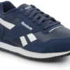 Reebok Work SRB1954 Harman, Men's, Navy/White, Retro Jogger Style, EH, MaxTRAX Slip Resistant, Soft Toe Work Shoe