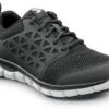 Reebok Work SRB3201 Sublite Cushion Work, Men's, Black/Gray, Athletic Style, MaxTRAX Slip Resistant, Soft Toe Work Shoe