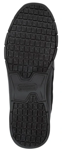 Rockport Works SRK222 Women's Hampton Black, Boat Shoe Style Slip Resistant Soft Toe Work Shoe 9 Rockport Works SRK222 Women's Hampton Black, Boat Shoe Style Slip Resistant Soft Toe Work Shoe -Reebok || Skechers || Wolverine Sales Store srk222 outsole