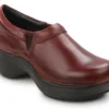 SR Max SRM131 Geneva, Women's, Burgundy, Clog Style, MaxTRAX Slip Resistant, Soft Toe Work Shoe
