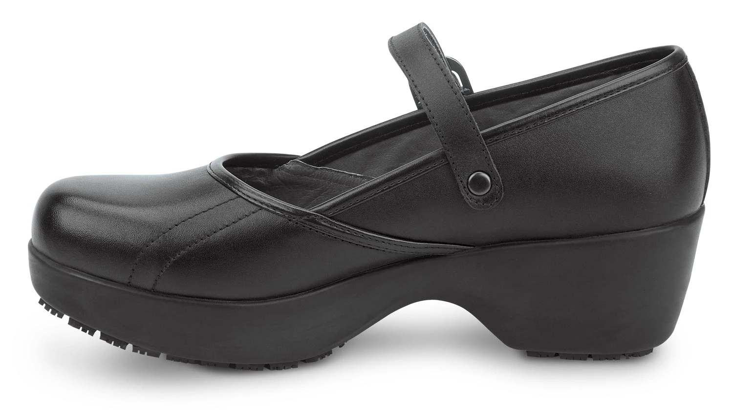 SR Max SRM136 Vienna, Women's, Black Mary Jane Clog Style, MaxTRAX Slip Resistant, Soft Toe Work Shoe 3 SR Max SRM136 Vienna, Women's, Black Mary Jane Clog Style, MaxTRAX Slip Resistant, Soft Toe Work Shoe - Image 3
