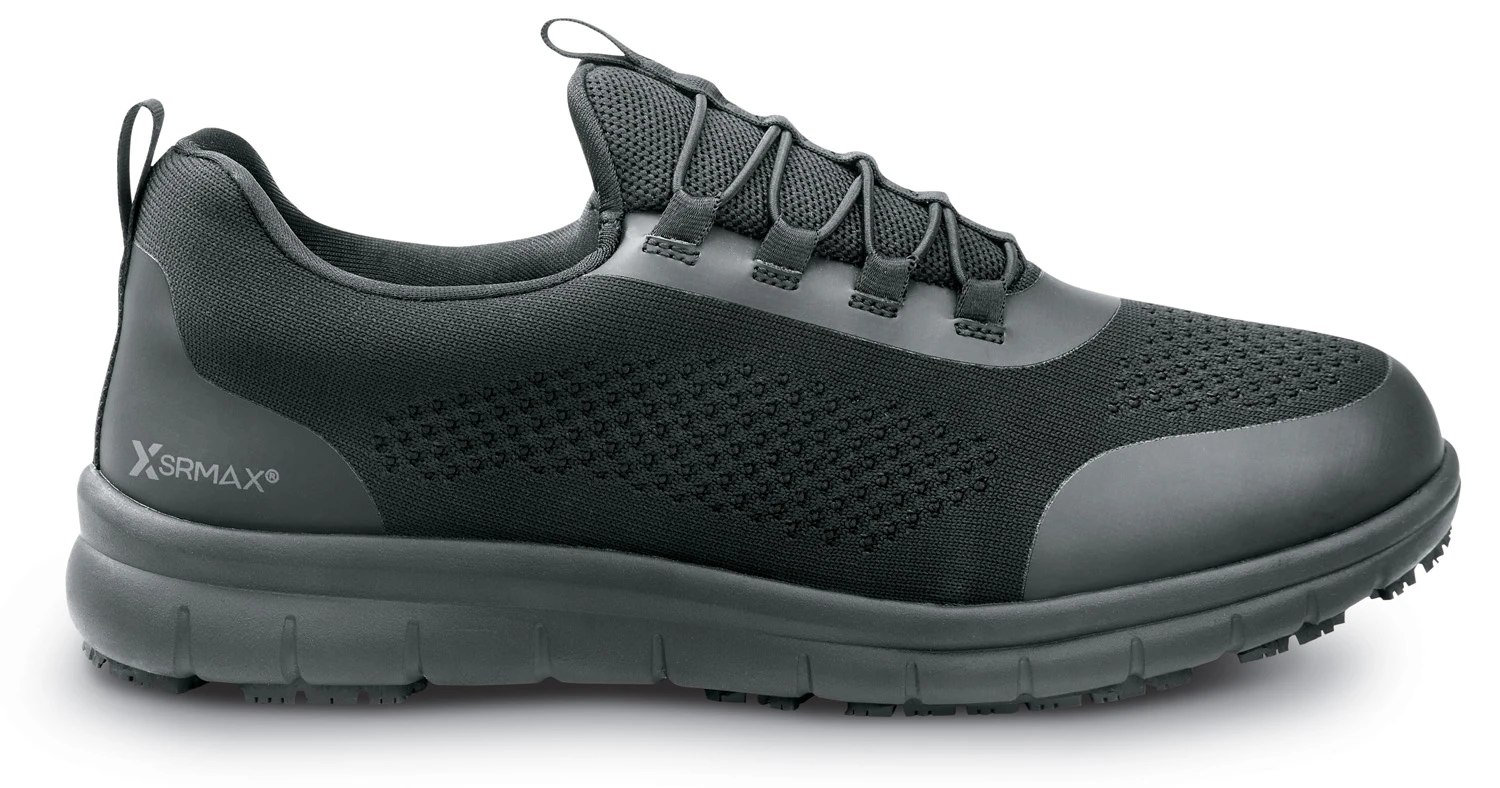 SR Max SRM156 Anniston, Women's, Black, Slip On Athletic Style, EH, MaxTRAX Slip Resistant, Soft Toe Work Shoe 2 SR Max SRM156 Anniston, Women's, Black, Slip On Athletic Style, EH, MaxTRAX Slip Resistant, Soft Toe Work Shoe - Image 2