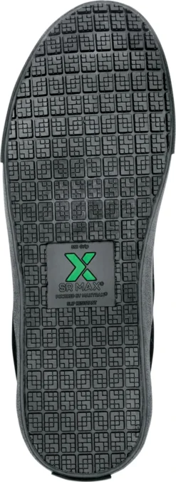 SR Max SRM1630 Southport, Men's, Black, Skate Style, MaxTRAX Slip Resistant, Soft Toe Work Shoe 9 SR Max SRM1630 Southport, Men's, Black, Skate Style, MaxTRAX Slip Resistant, Soft Toe Work Shoe -Reebok || Skechers || Wolverine Sales Store srm1630 outsole