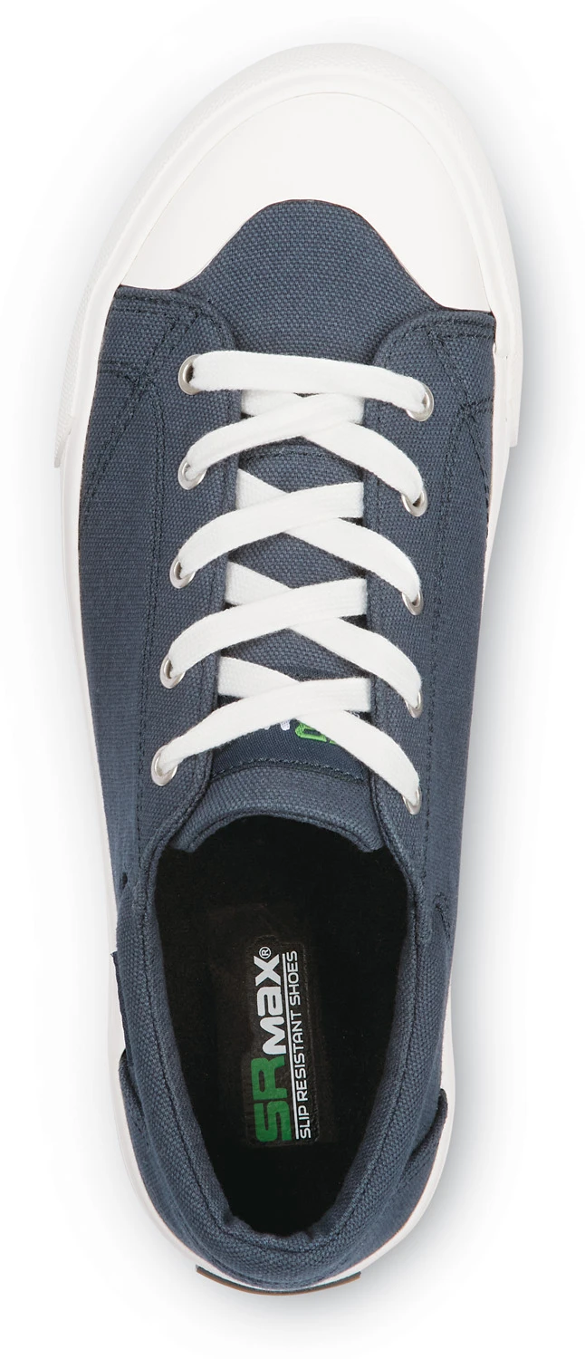 SR Max SRM168 Ventura, Women's, Blue/White, Skate Style, MaxTRAX Slip Resistant, Soft Toe Work Shoe 4 SR Max SRM168 Ventura, Women's, Blue/White, Skate Style, MaxTRAX Slip Resistant, Soft Toe Work Shoe - Image 4