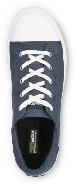 SR Max SRM1680 Huntington, Men's, Blue/White, Skate Style, MaxTRAX Slip Resistant, Soft Toe Work Shoe 8 SR Max SRM1680 Huntington, Men's, Blue/White, Skate Style, MaxTRAX Slip Resistant, Soft Toe Work Shoe -Reebok || Skechers || Wolverine Sales Store srm1680 top