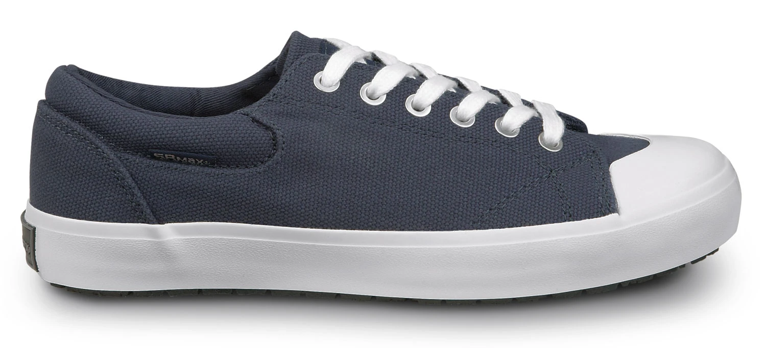 SR Max SRM198 Barcelona, Women's, Navy/White, Skate Style Slip Resistant Soft Toe Work Shoe 2 SR Max SRM198 Barcelona, Women's, Navy/White, Skate Style Slip Resistant Soft Toe Work Shoe - Image 2