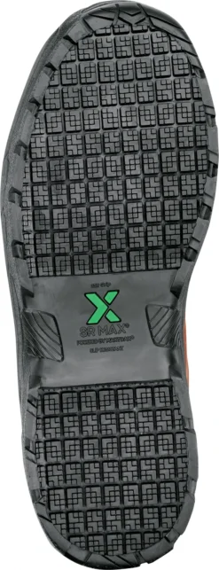 SR Max SRM2060 Burke, Men's, Brown Oxford Style, Comp Toe, EH, MaxTRAX Slip Resistant, Work Shoe -Reebok || Skechers || Wolverine Sales Store srm2060 outsole