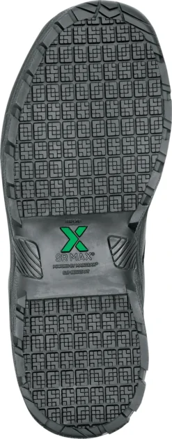 SR Max SRM2090 Rockledge, Men's, Black, Oxford Style, Steel Toe, EH, MaxTRAX Slip Resistant, Work Shoe -Reebok || Skechers || Wolverine Sales Store srm2090 outsole