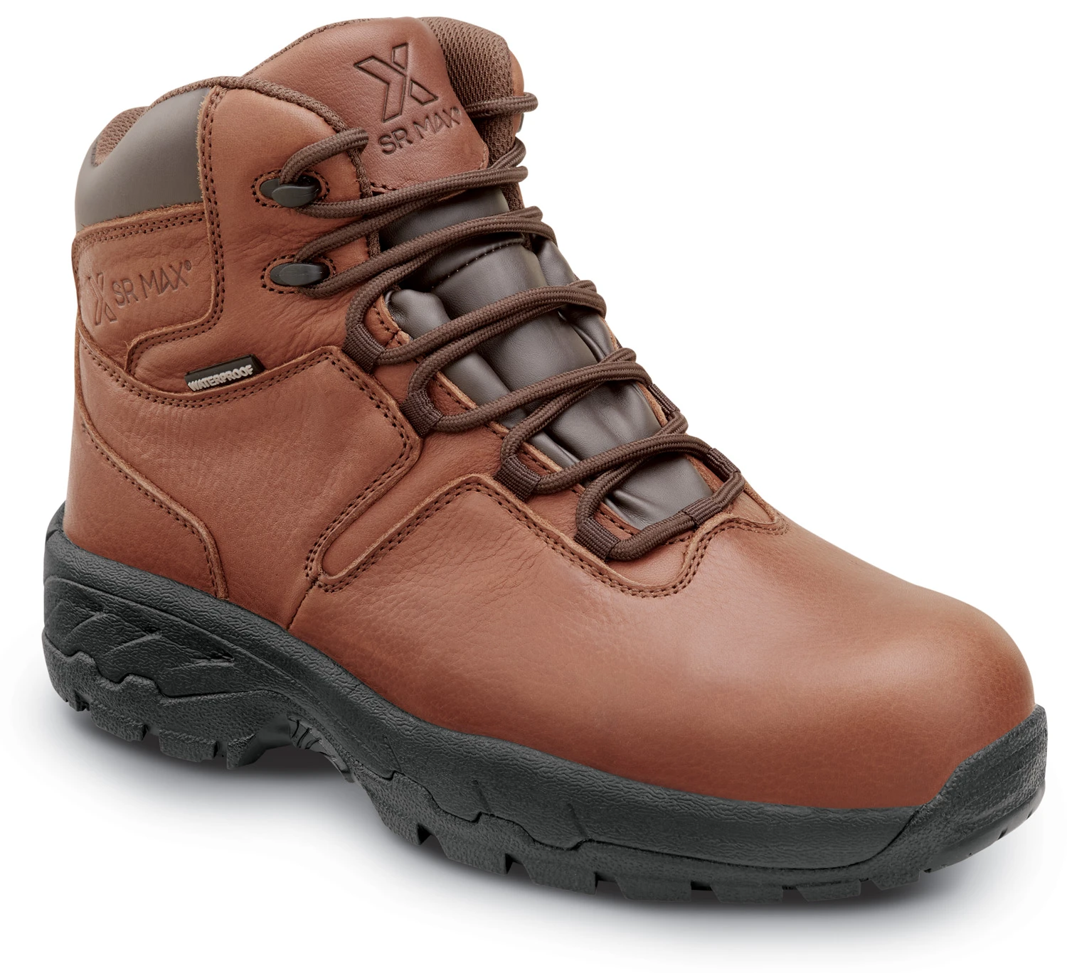 SR Max SRM2660 Denali, Men's, Brown, Hiker Style, Comp Toe, EH, Waterproof, MaxTRAX Slip Resistant, Work Boot 1 SR Max SRM2660 Denali, Men's, Brown, Hiker Style, Comp Toe, EH, Waterproof, MaxTRAX Slip Resistant, Work Boot