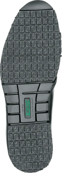 SR Max SRM3300 Beaufort, Men's, Black, Dress Style, MaxTRAX Slip Resistant, Soft Toe Work Shoe -Reebok || Skechers || Wolverine Sales Store srm3300 outsole